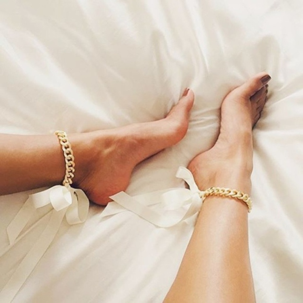 SATIN Ribbon Ankle Bracelets! Boutique Item - Picture 7 of 8